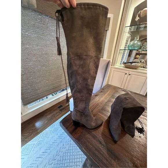 Marc Fisher Alinda over the knee boot in gray - Picture 2 of 13